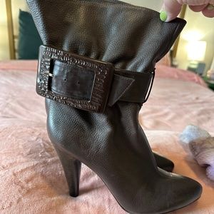 Belted Slouchy Booties